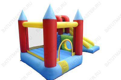 Батут для дачи "Маленький замок"  2,8*2,75*2,1 м