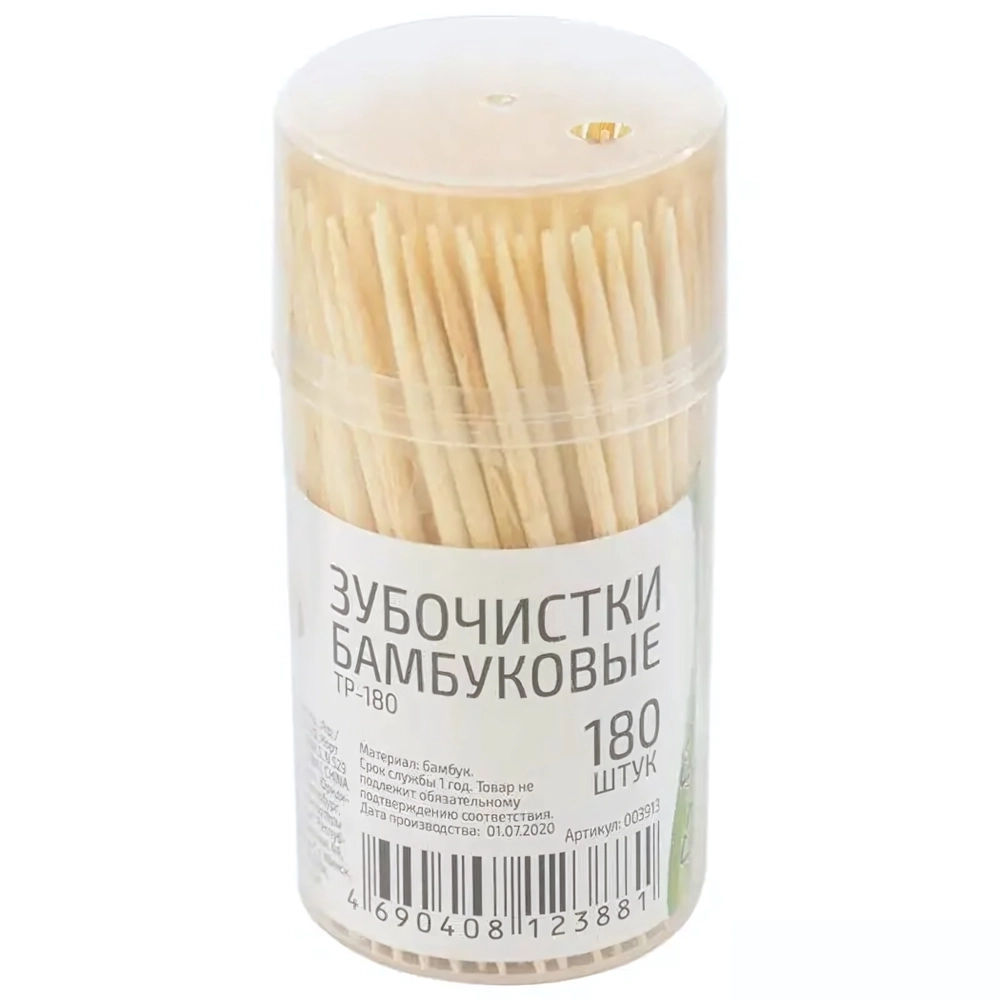 Зубочистки TP-180, бамбуковые, 180 штук