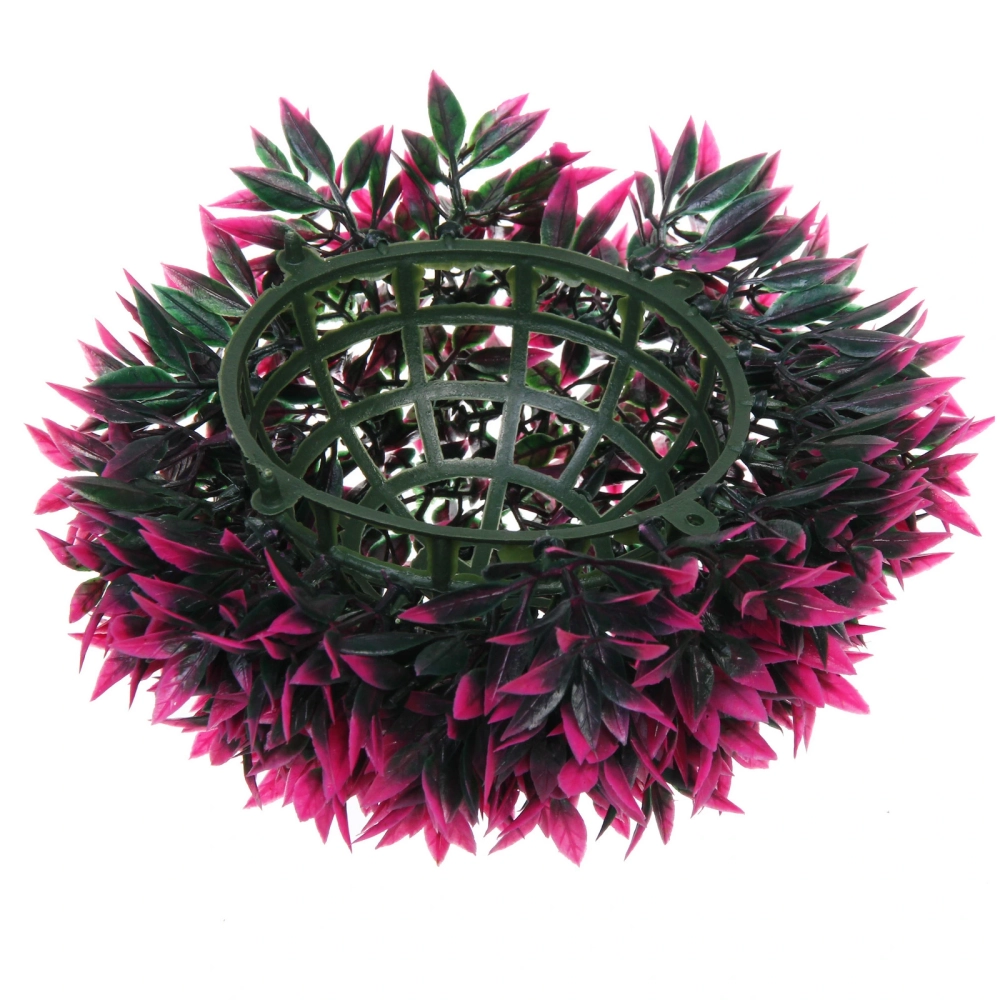 Искусственное растение шар «Самшит» цветная трава D-18см Ultramarine