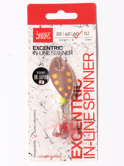 Блесна вращ. Lucky John EXCENTRIC IN-LINE 06.0г 002 в блистере