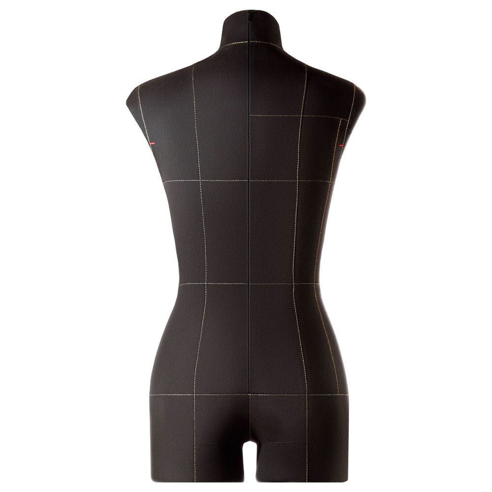 Манекен портновский Моника, торс, вид сзади, размер 42, черный.