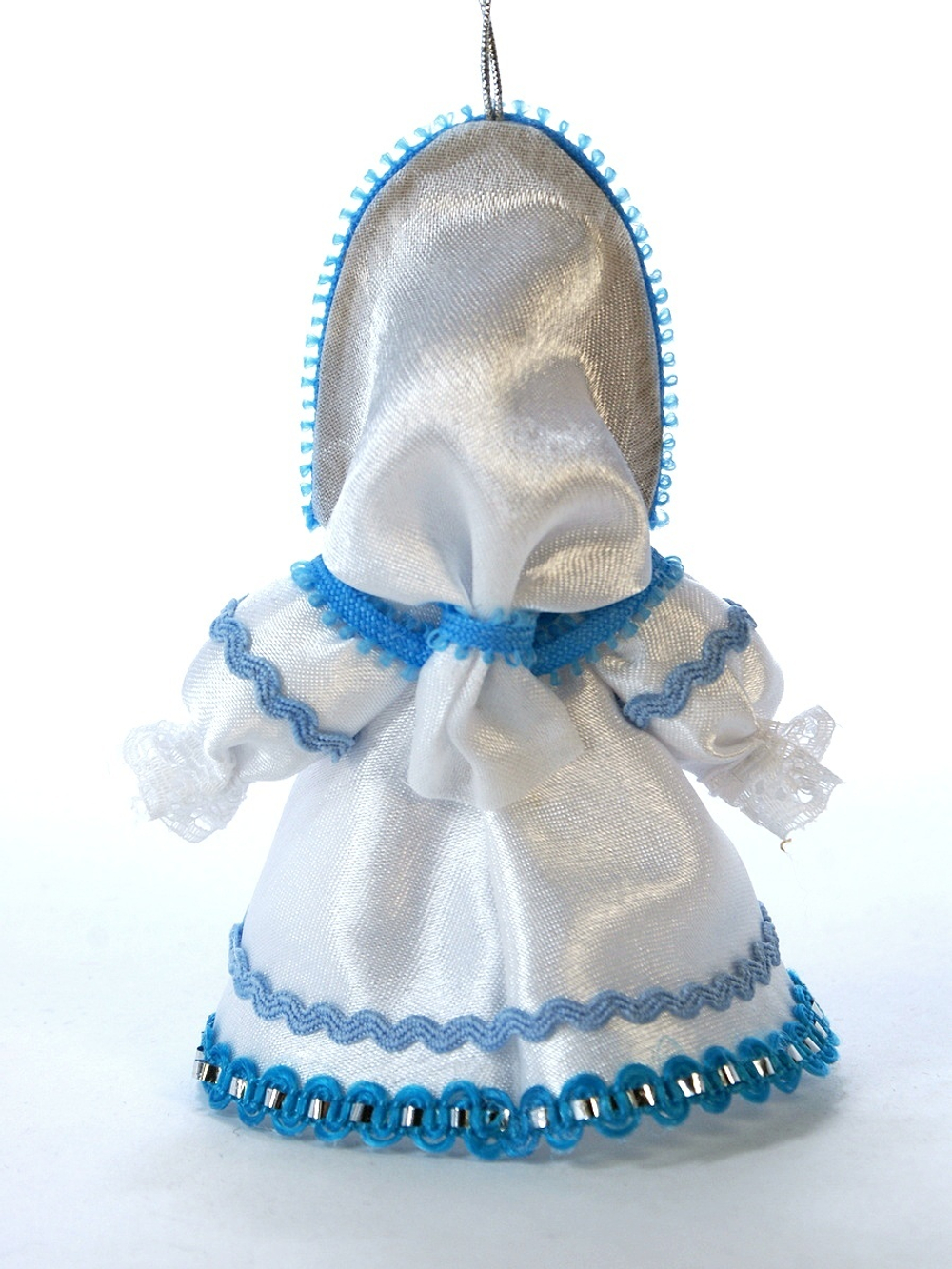 Кукла-подвеска сувенирная в стиле Гжель
