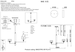 Люстры Crystal Lux MAESTRO SP-PL5+5 GOLD
