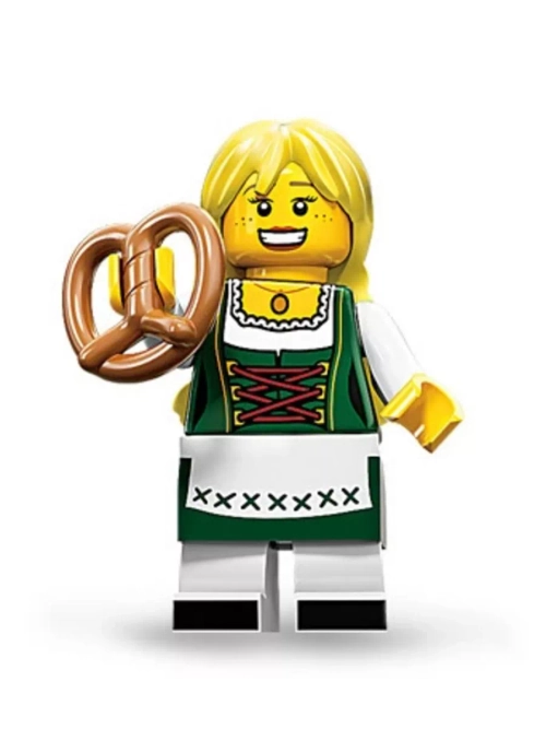 Минифигурки LEGO Minifigures 11 серия Девочка с кренделем