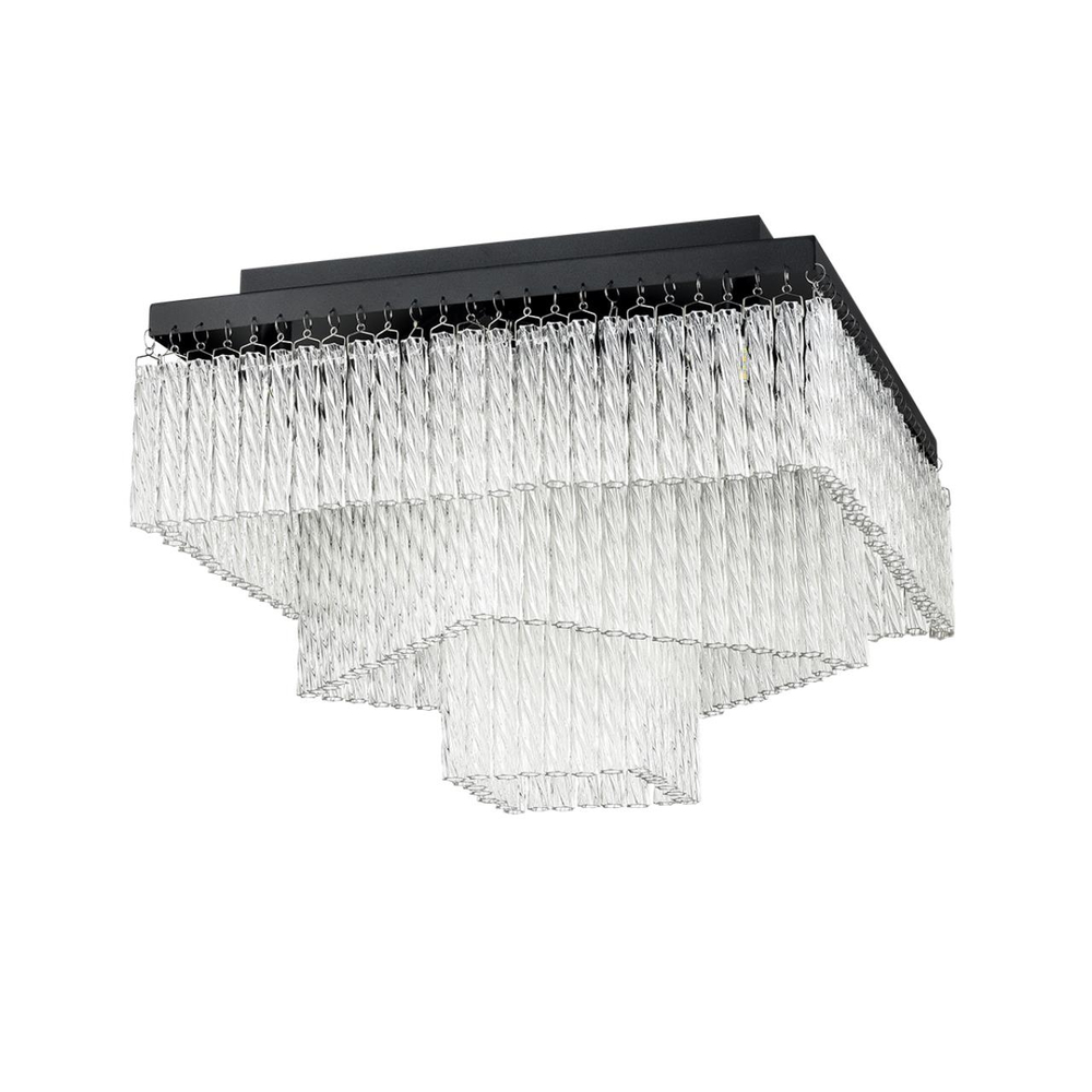 6576/11CS CLASSI LN24 000 черный/прозрачный/металл/стекло Люстра потолочная G9 11*20W 220V SPIRALS