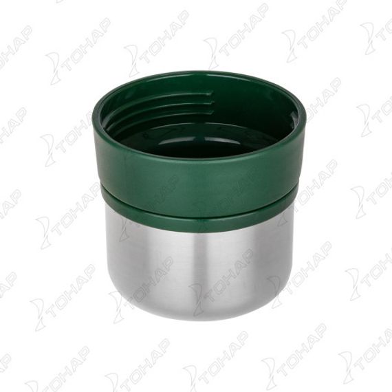 Термос (HS.TM-057-G) 1000ML с ситечком зеленый (2 крышки-кружки) TONAR