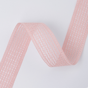 Лента декоративная "Вязка" Персик