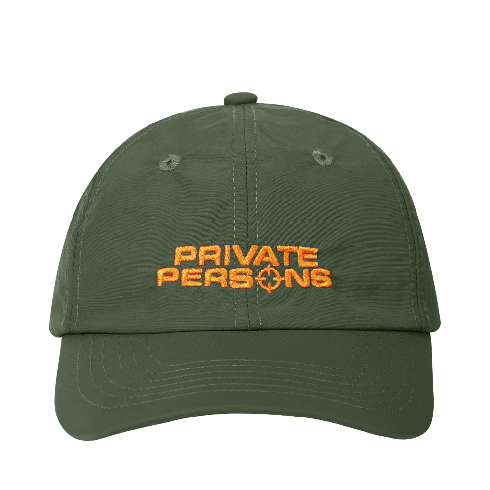 PP LOGO CAP — ORANGE/KHAKI (NYLON)