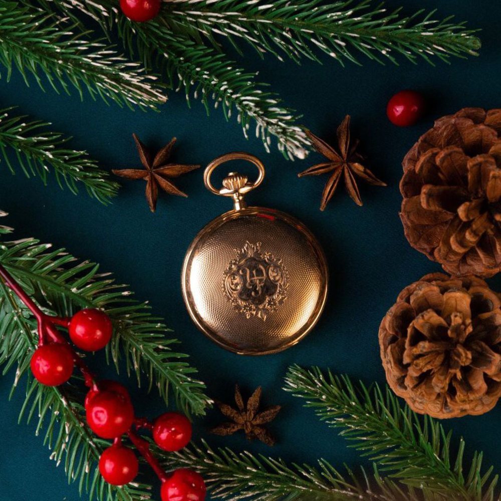 Винтаж: Золотые карманные часы INTERNATIONAL WATCH COMPANY