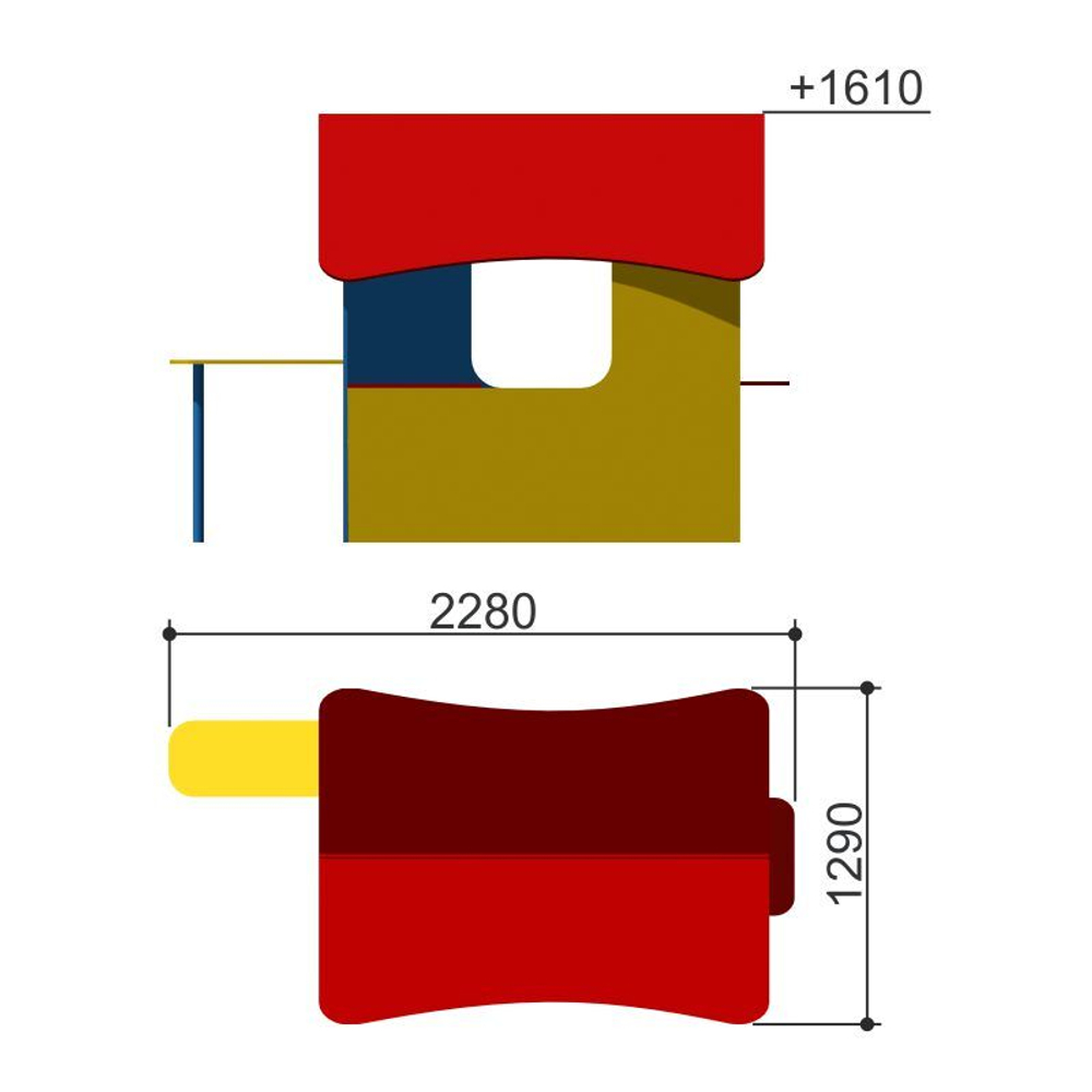 Игровой комплекс Romana 111.16.00