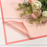 Пленка В листах 20 шт 58 х 58 см с рамкой (Розовый)