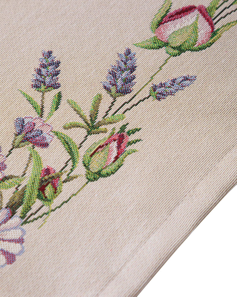 Скатерть 140х240см Mix&Match Home Розовое утро бежевая