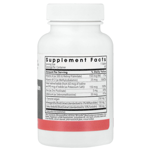 Allergy Research Group, питательные вещества для щитовидной железы, с Iodoral®, 60 вегетарианских таблеток