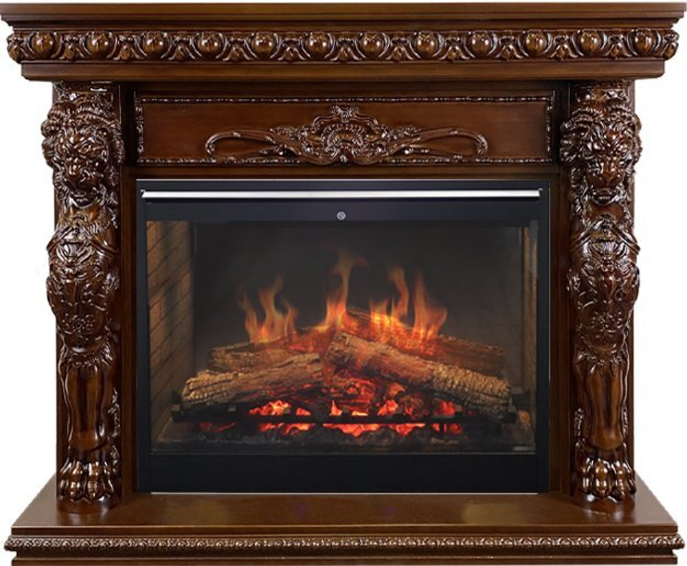 Каминокомплект Windsor - Темный дуб с очагом Symphony 30'' DF3020-INT