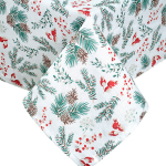 Скатерть декоративная 145х220"NewYear» (Ягодки)
