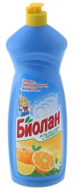 Средство для мытья посуды БИОЛАН ЖМС Апельсин и лимон 1000 мл.