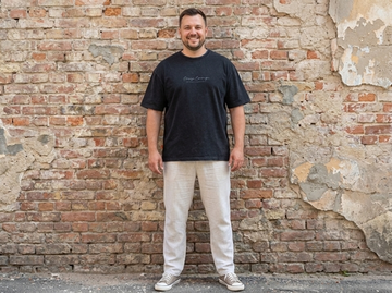 Футболка оверсайз TILTON (Турция). Р-ры 50-56.