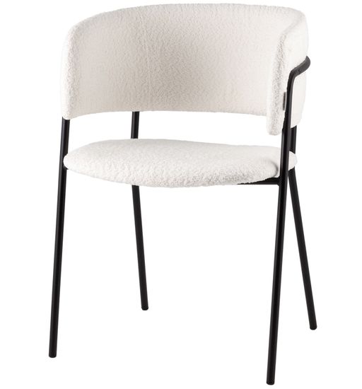 Кресло Нэлли New, букле белый