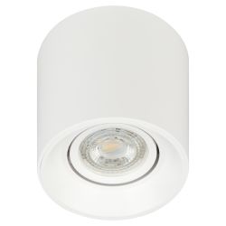 Светильник настенно-потолочный спот ЭРА OL25-1 WH MR16/GU5.3, белый, поворотный | Накладные светильники