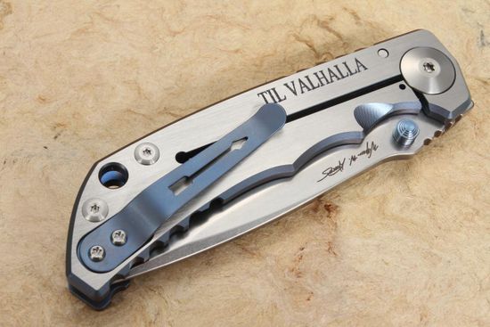 Нож Spartan Blades Harsey Long Boad, сталь S45VN, рукоять - титан, бронзовая гравировка