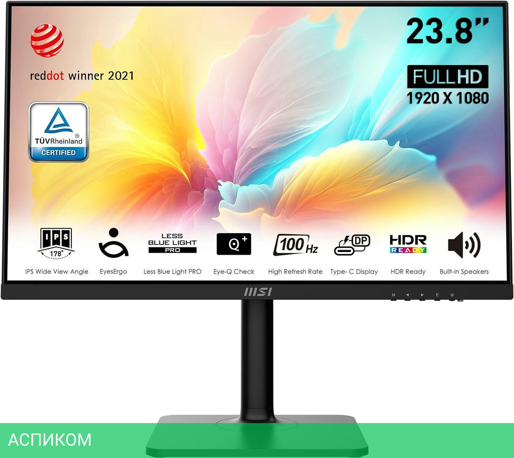 Монитор MSI Modern MD2412P черный (9S6-3PA59H-095)