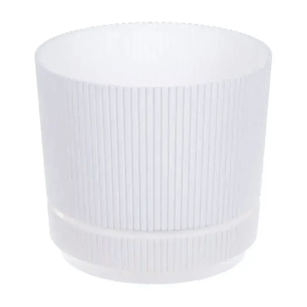 Кашпо СТРИП D200мм 3,9л с подставкой Белый