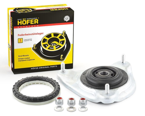 Опора передней стойки (люстра) ВАЗ 2190 Гранта с ЭУР с подшипником Hofer