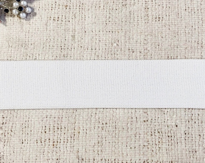 Резинка тканая с уплотн., ш. 2 см, пр-во Россия, белый