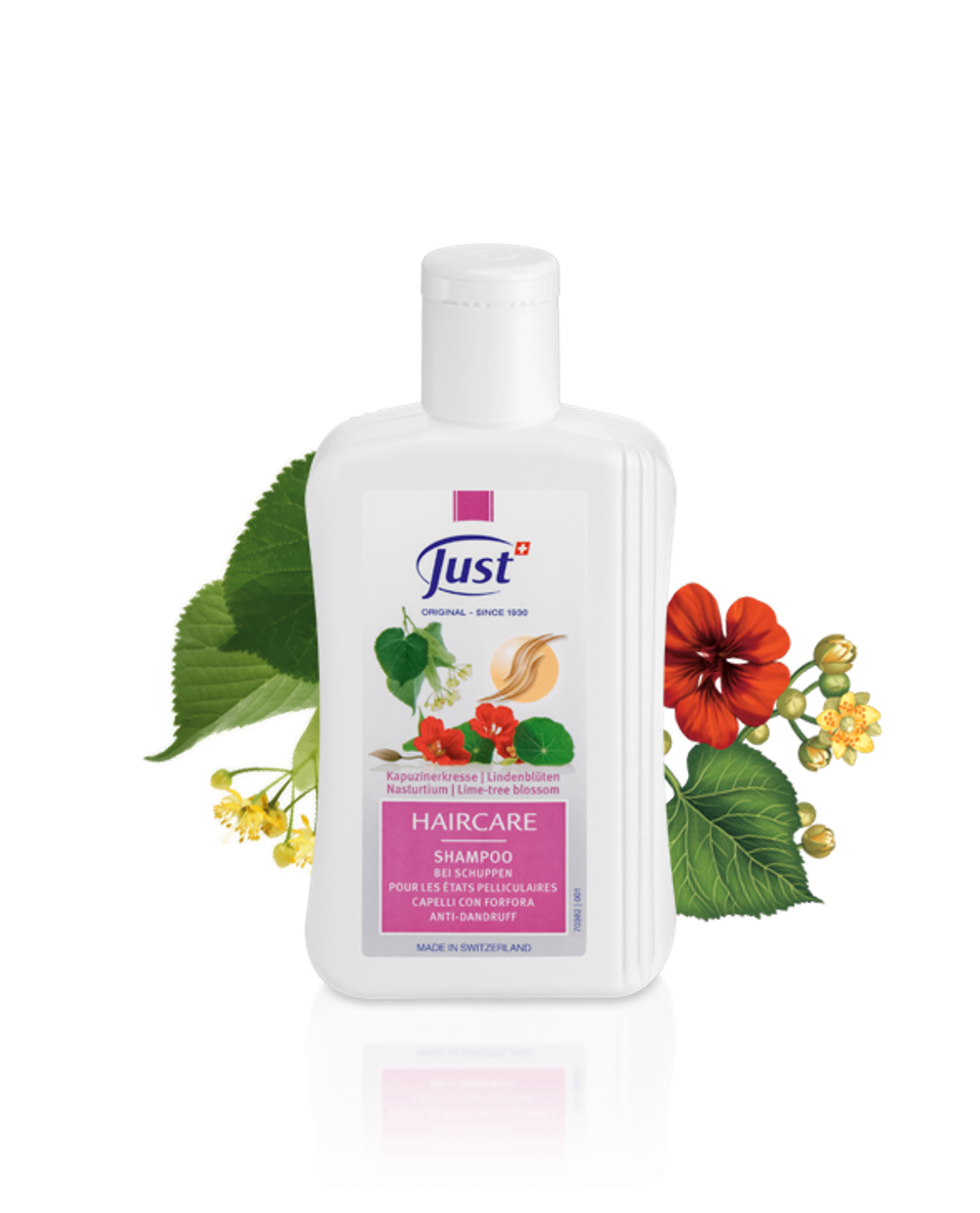 Шампунь против перхоти JUST HairCare Nasturtium Lime-tree Blossom 250 мл