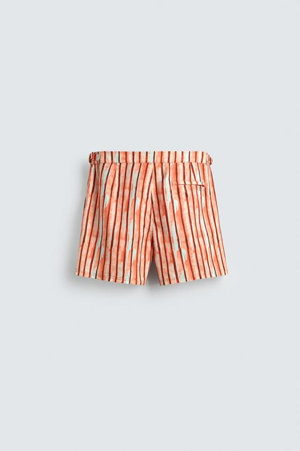 ZARA ПОЛОСАТЫЕ ПЛАВКИ, ОРАНЖЕВЫЙ