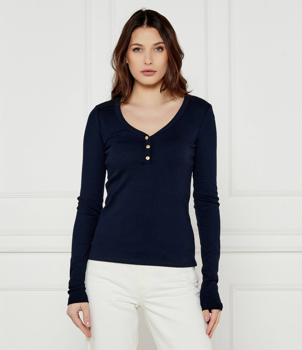 Блузка HENLEY Tommy Hilfiger - темно-синий(WW0WW43905)