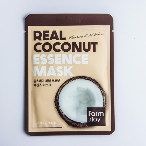 [Farm Stay] Real Coconut Essence Mask - Тканевая маска с экстрактом кокоса, 23 мл