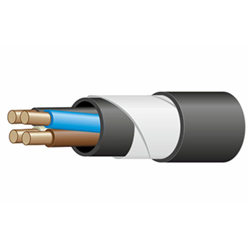 Кабель медный силовой бронированный ВБШвнг(А)-LS 4х10-1 (ож) Эм-кабель