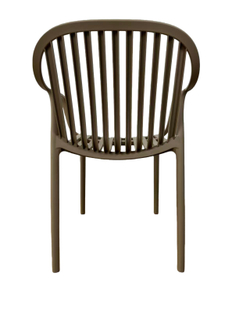 "Мохито" стул пластиковый, цвет бежево-коричневый