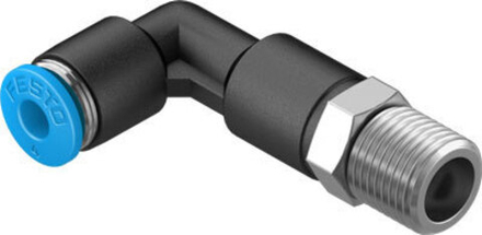 QSLL-1/8-4 Угловой фитинг с цанговым зажимом, удлиненный