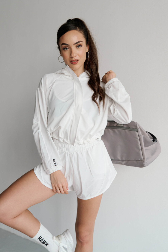 ВЕТРОВКА+ШОРТЫ WELL (белый)