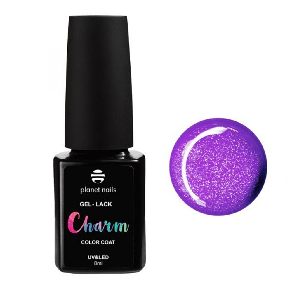 Planet Nails Гель-лак "Сharm" - 666, 8 мл