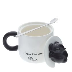 GAEM Кружка с крышкой, 360 мл, L14 W10 H12 см, 4в.