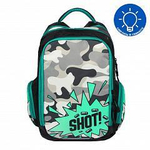 Рюкзак школьный Тайлер "Камуфляж" 50*32*14 см. 2 отд., 1 карман, боковые карманы на молнии (Luris)