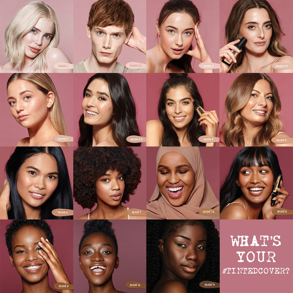 Nudestix Tinted Cover - Легкий тональный фон с эффектом сияния, придающий естественный вид оттенок Nude 3.5, 25 ml