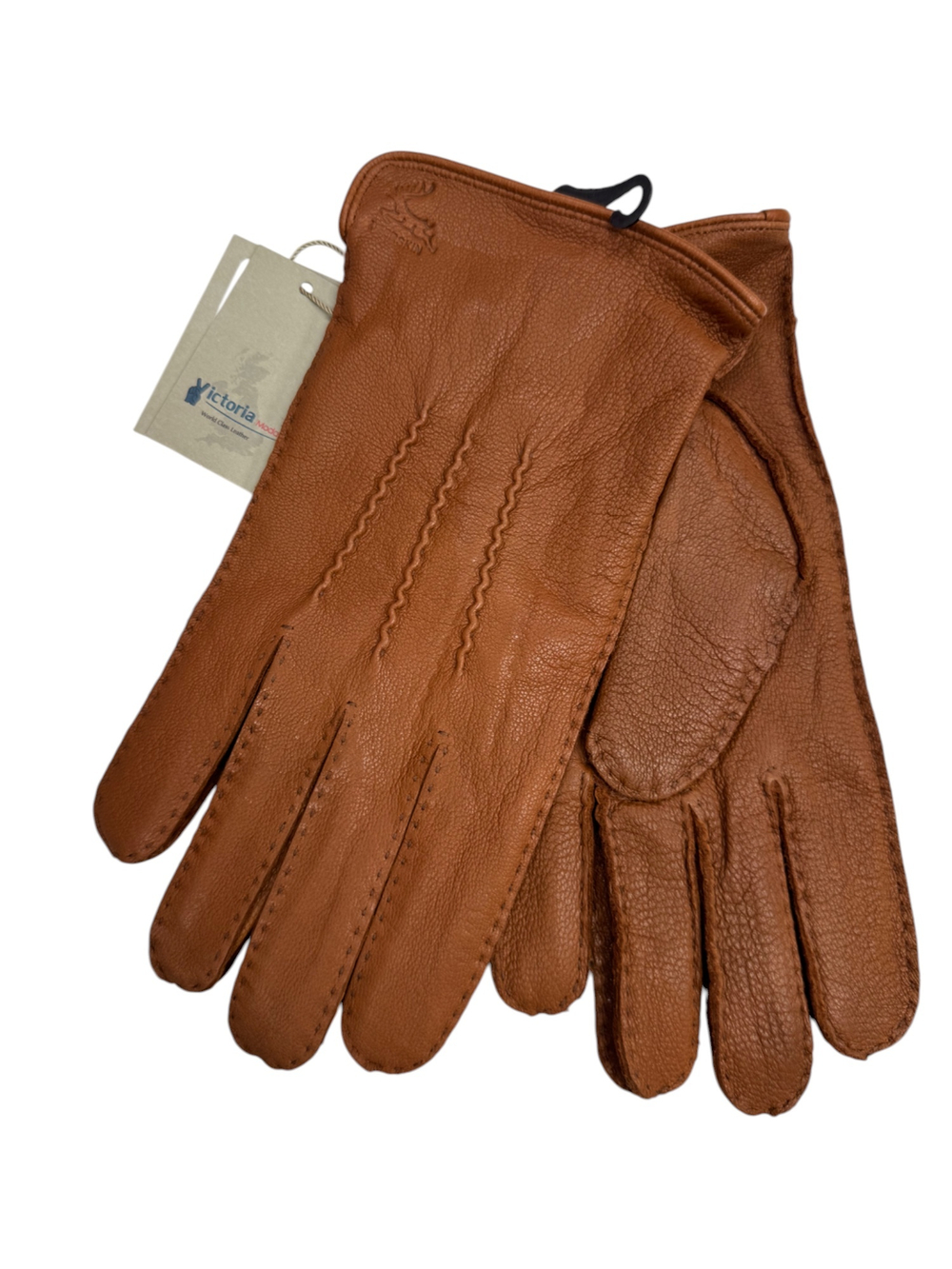 Перчатки. Мужские. Материал верха: Кожа оленя. Подклад: Трикотаж-шерсть. 5 шт в упаковке.