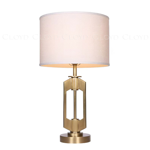 Настольная лампа Cloyd BUSSOL T1 / выс. 65 см - латунь (арт.30195)