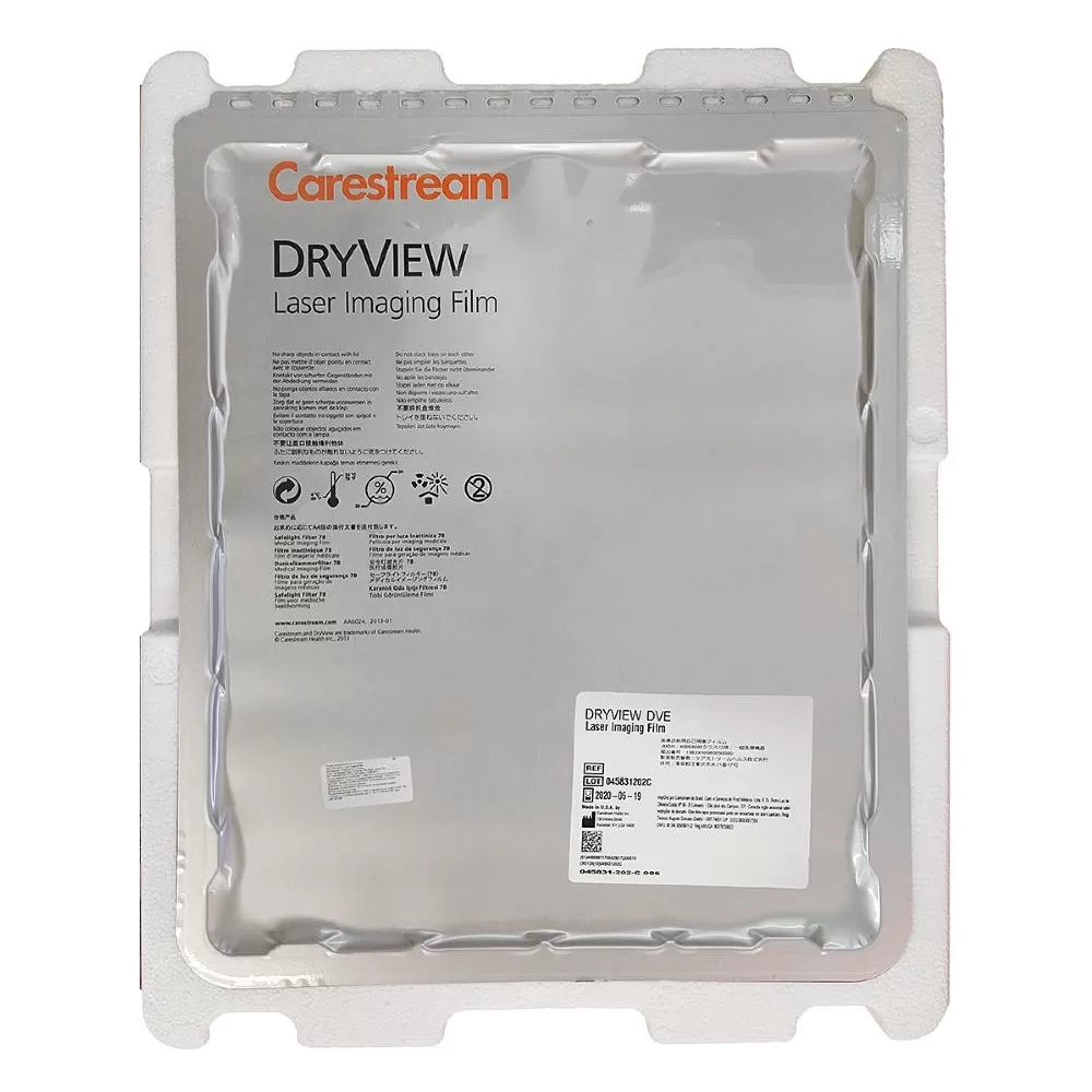 Рентгенпленка Carestream Health DVE Film 8х10 дюймов 20x25 см 125 листов