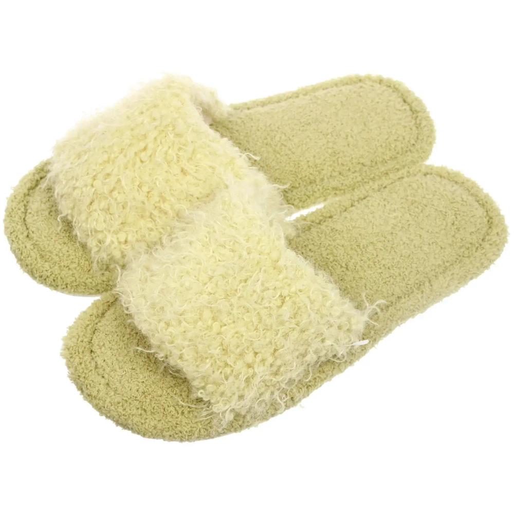 Тапочки женские домашние «COMFORT», цвет зелёный, р-р 38-39