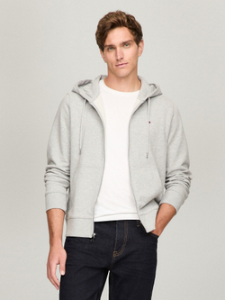 Худи на молнии Tommy Hilfiger Solid Zip Hoodie Grey Heather