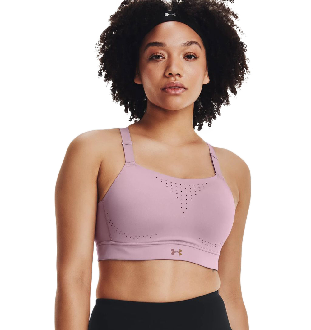 ТОП теннисный Under Armour Women's Rush High - mauve pink