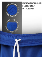 Шорты для САМБО из синтетики синие, по стандарту FIAS
