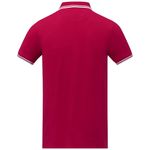 Amarago Мужское поло с коротким рукавом и контрастной отделкой