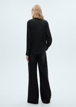 Струящаяся рубашка с атласным блеском