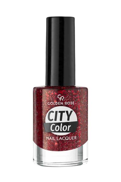 Golden Rose Лак для ногтей  City Color Nail Lacquer Glitter - 110